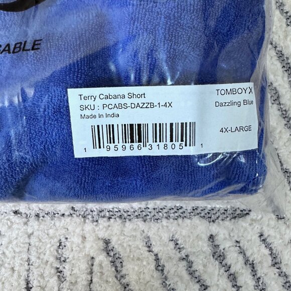 NWT - TomboyX Terry Cabana Short 4x NWT - Picture 6 of 7